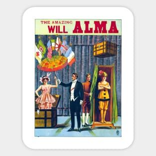 The Amazing Will Alma Sticker